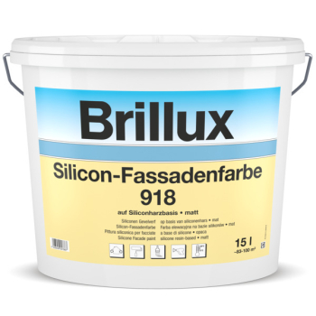 Brillux Silicon-Fassadenfarbe 918 02.50 LTR