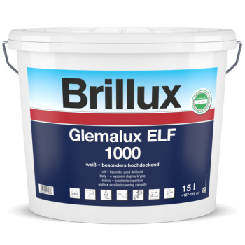 Brillux Glemalux ELF 1000 weiß, 05.00 LTR